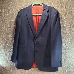 Vitale Barberis Canonico Suitsupply Revenge UK 44 EUR 52 Blazer/Suit Wool Blue